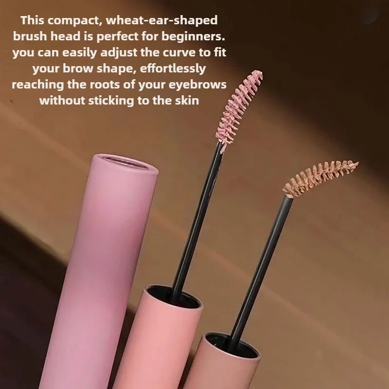 Krem do brwi 3D, długotrwały różowo-brązowy kolor, tusz do brwi, odporny na pot, krem do stylizacji brwi, kosmetyki dla początkujących