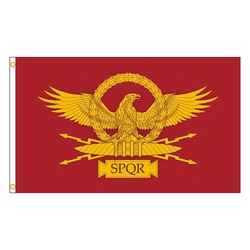FLAGLAND 90x150cm SPQR Roman Empire Senate and People of Rome Flag