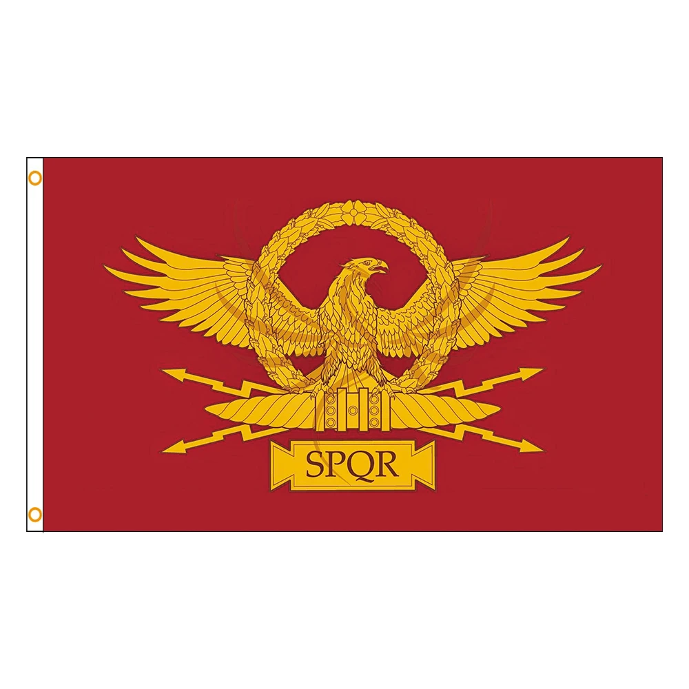 FLAGLAND 90x150cm SPQR Roman Empire Senate and People of Rome Flag