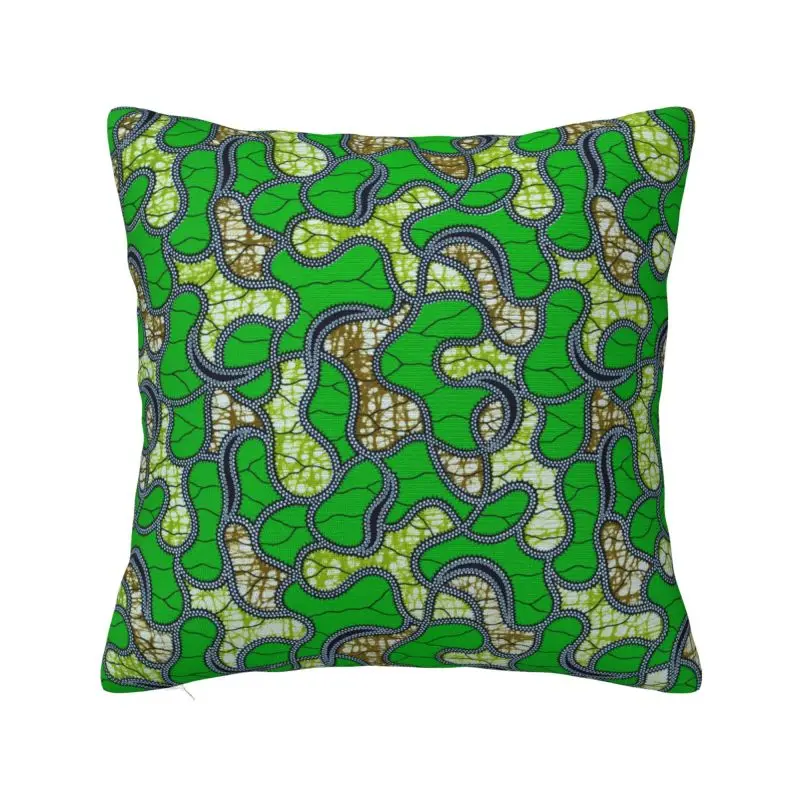 African Ethnic Tribal Ankara Pattern Cushion Cover 60x60 cm Polyester Soft Throw Pillow Case For Sofa Decoration Pillowcase