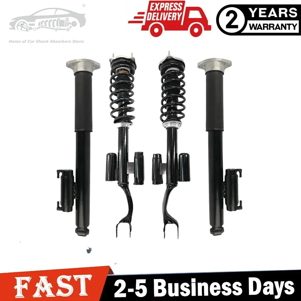 

4 pieces Front and Rear Shock Strut Assys with ADS Fit Mercedes W205 C450 C43 AMG 4-Matic A2053208930 A2053205800 A2053207600
