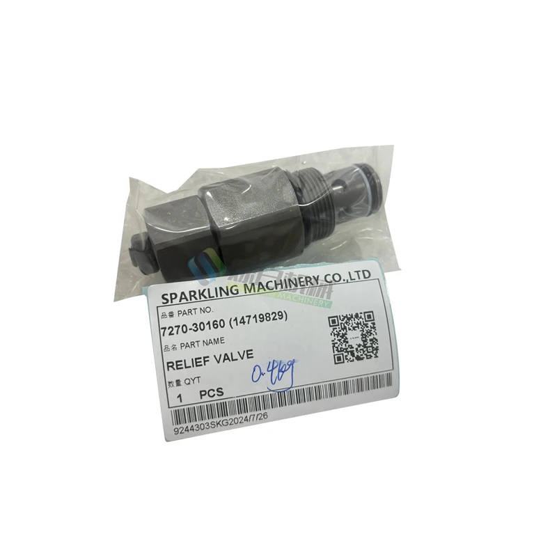 SA7270-30160 صمام الإغاثة الرئيسي للحفارة EC210B EC290B VOE14719829 قطع غيار ماكينات البناء #1