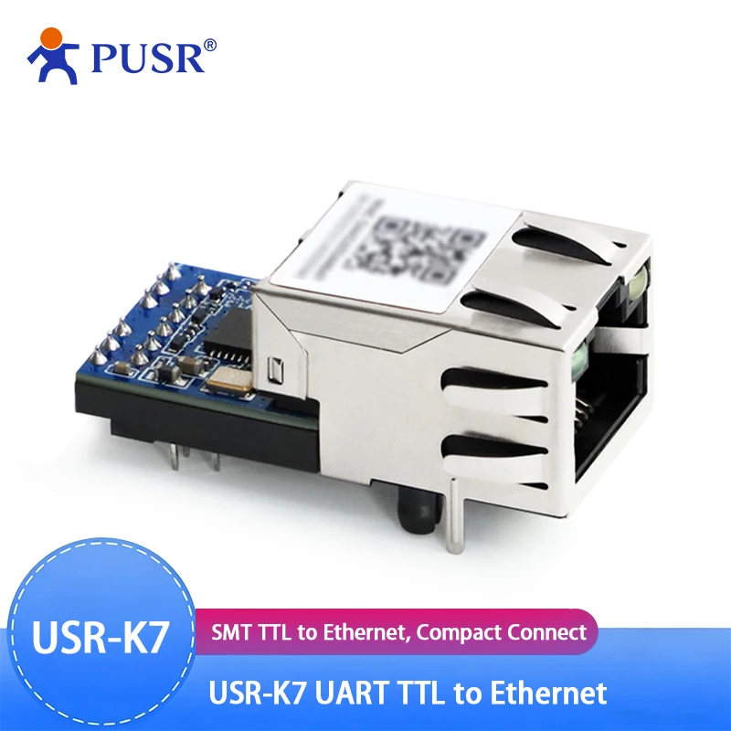 USR-K7 PUSR TTL UART to Ethernet Module Easy to Config NXP Cortex-M7 Modbus RTU to TCP