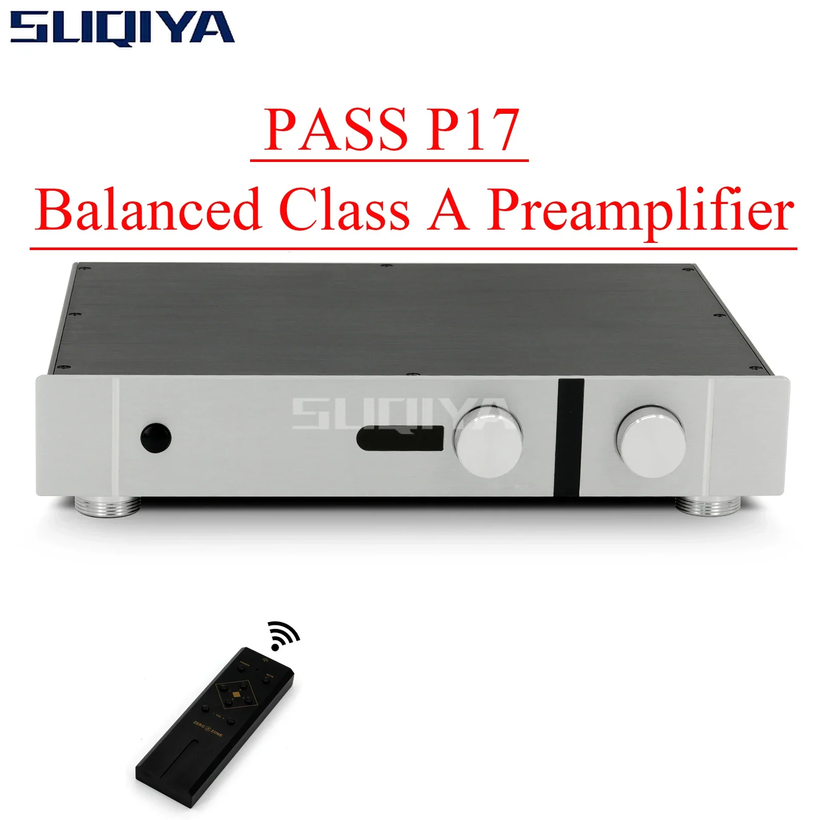 

SUQIYA-HIFI PASS P17 MOSFET Class A Balanced Preamplifier Base on PASS 1.7 Circuit With Remote Control