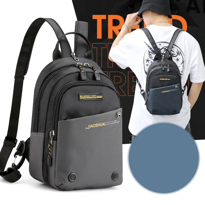 

Ultra Thin TOP Nylon Waterproof Chest Pack Lightweight Outdoor Hiking Travel Crossbody Shoulder Bag Large Capacity Summer Bag