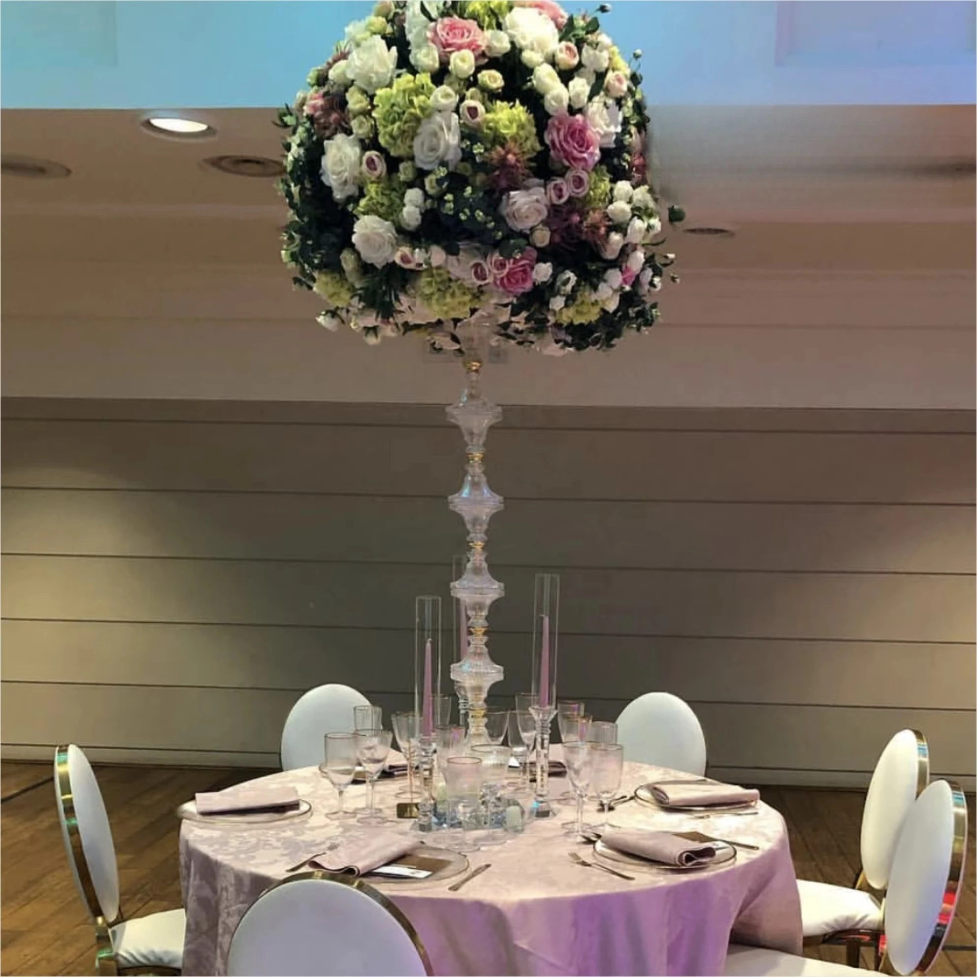 

Table decoration center column flower stand