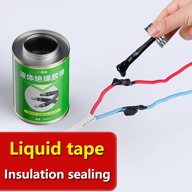 Waterproof Liquid Electrical Tape Insulating Tape Electrical Wire Cable Coat Fix Line Glue Liquid Insulation Paste Sealant