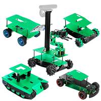 Yahboom Robot Car Chassis Pendulum Suspension Mecanum Wheel Ackerman Steering Aluminum Alloy(Crawler chassis out of stock)