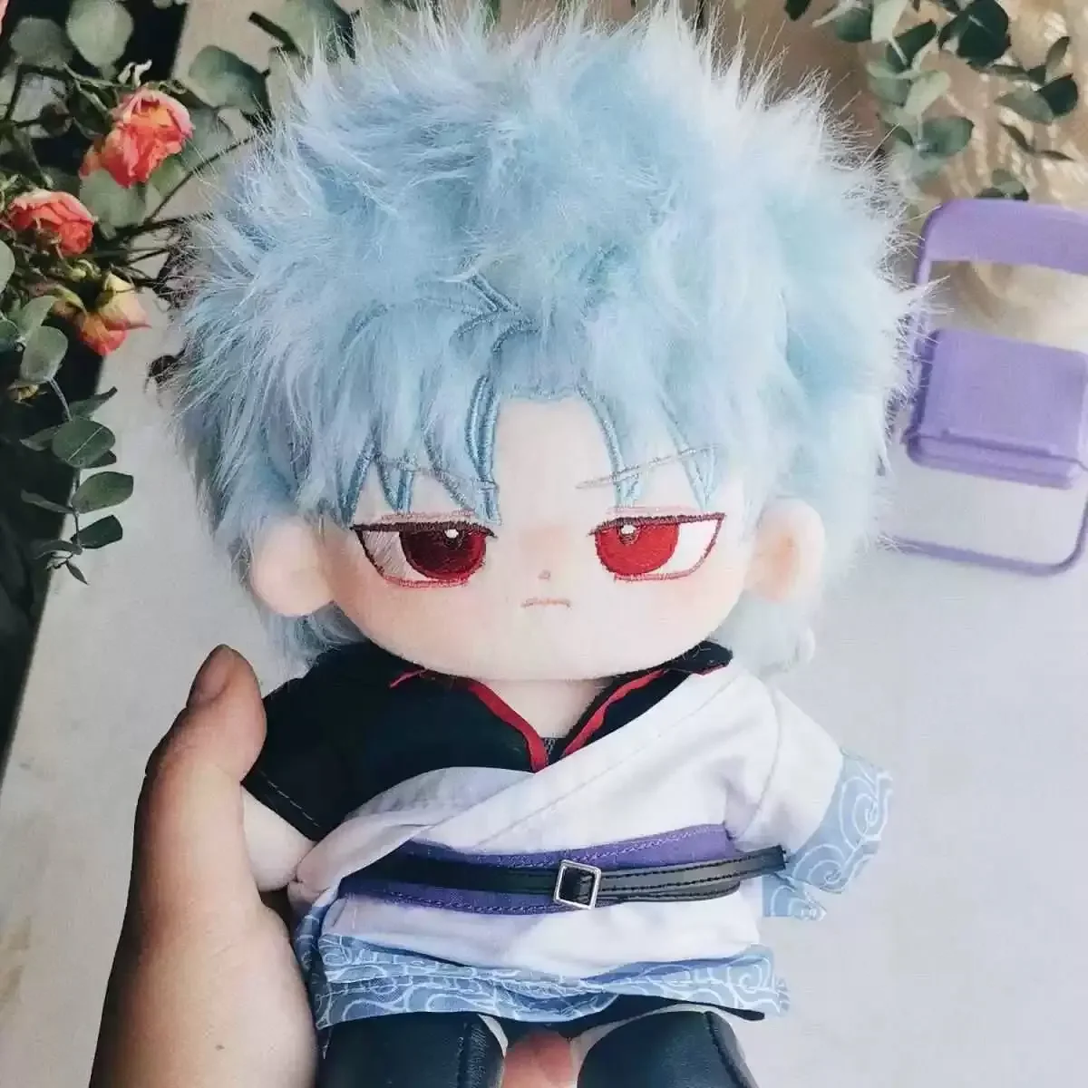 محشوة 20 سنتيمتر أنيمي جينتاما جينتوكي ساكاتا القطن ألعاب الدمى كوس الأطفال الكبار أفخم فستان بلوشي لعب الاطفال الهدايا