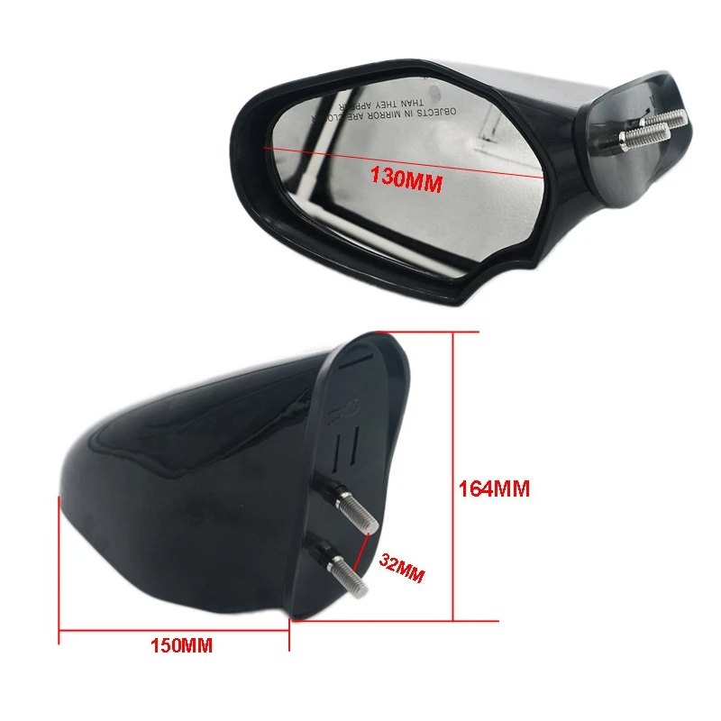 ASMA-Motorboat Rearview Side Mirror For Waverunner Sport Deluxe Cruiser VX VXR VXS V1 1100 1800 1050 2010-2016
