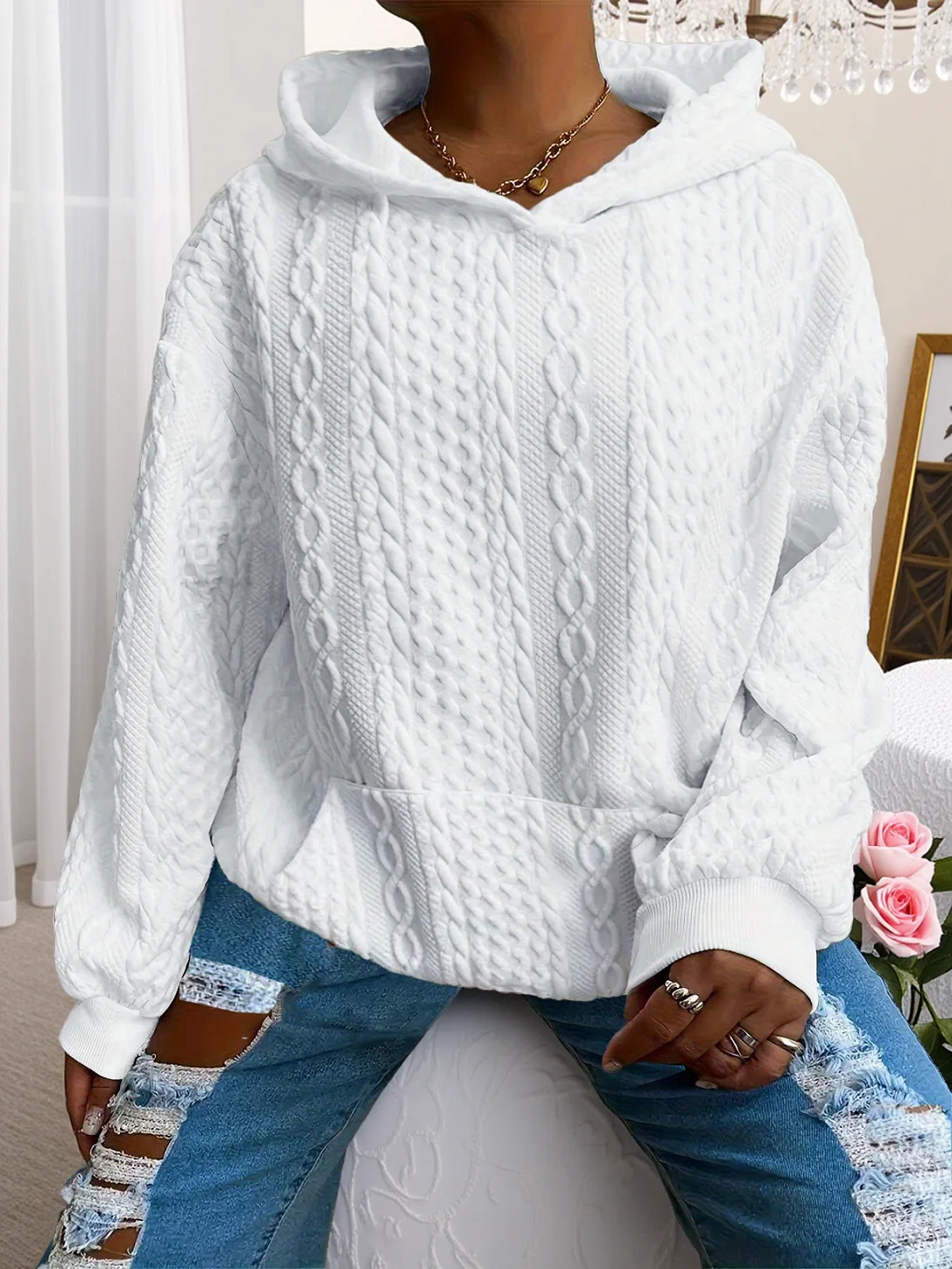 

Толстовка с капюшоном и карманами с длинными рукавами, повседневная повседневная выпускная одежда, школьная одежда, выпускная одежда для учителей для женщин