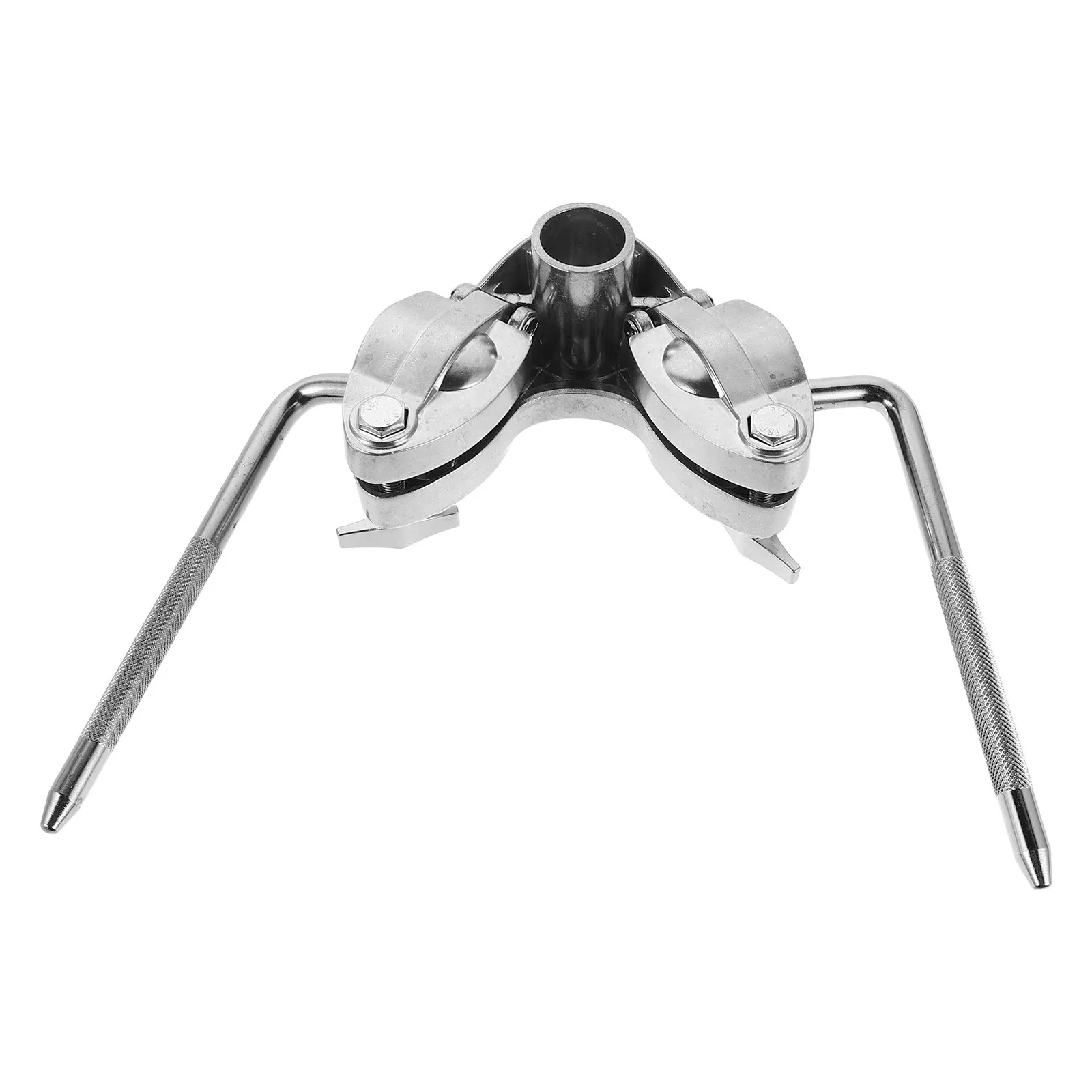 

Tom Holder Clamp Drum Tom Mount Bracket Double Adjustable Metal Arm Stand for Drum Set Percussion Musical Instrument Accessories