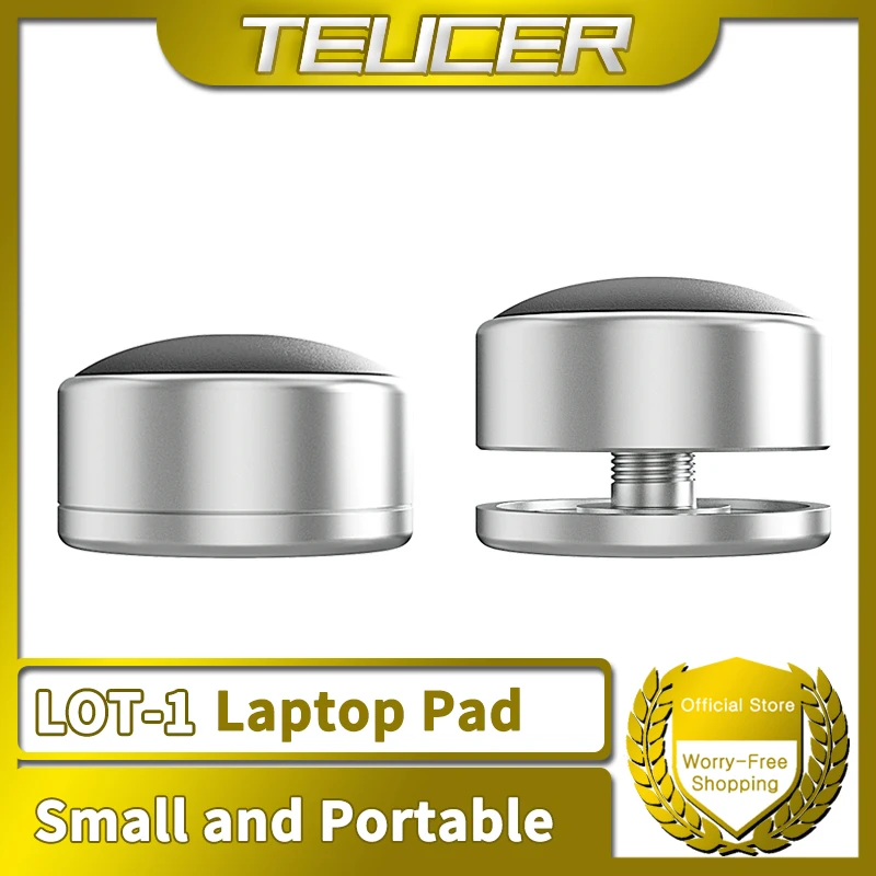 TEUCER LOT-1 Laptop Stand Pad Magnesium Aluminum Alloy Portable Adjustable Cooling Base Non-slip Bracket for MacBook