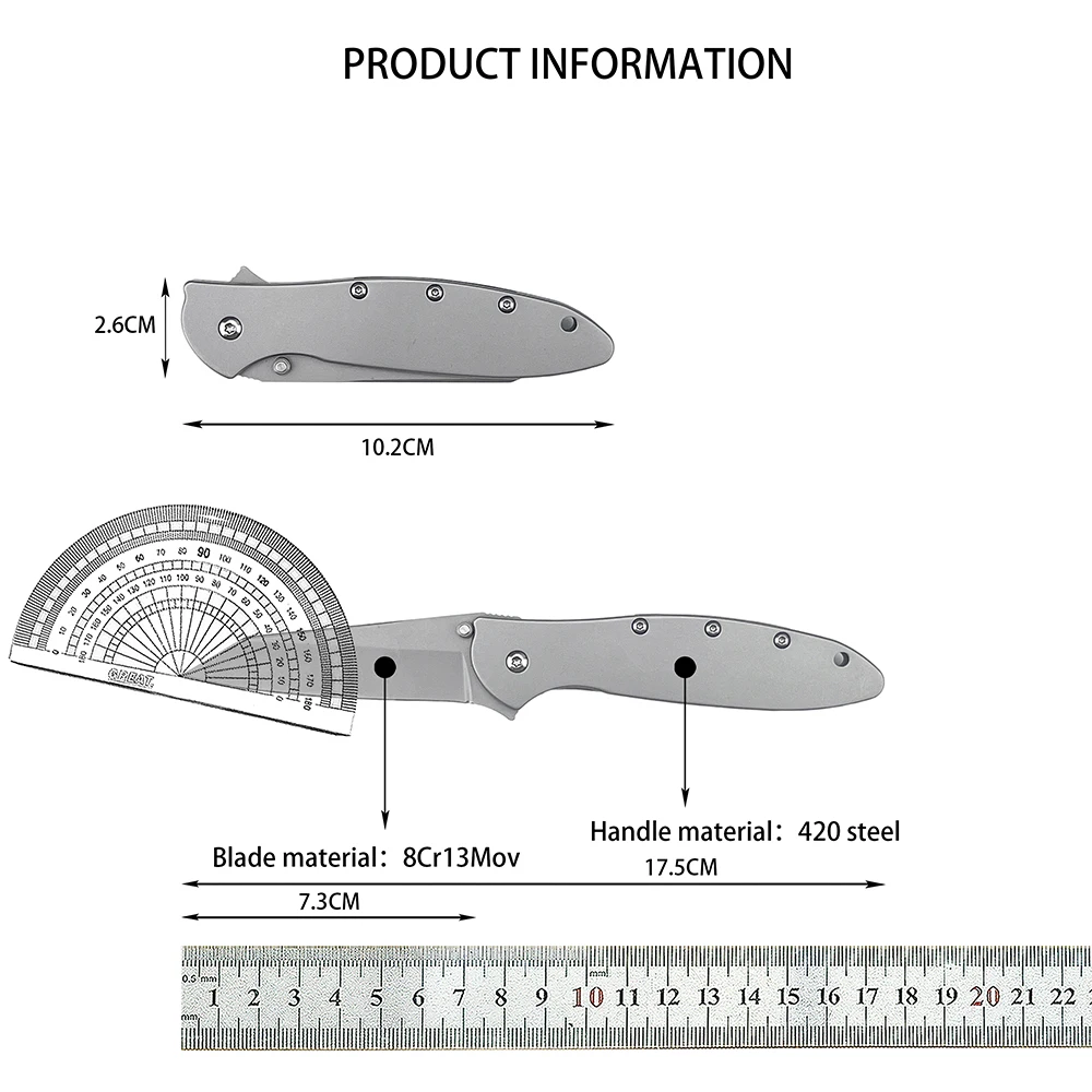 Drop Point/ Tanto Blade Outdoor Folding Knife Tactical Multitools Pocket Folder Tools Portable EDC Self Defense Utility Tools