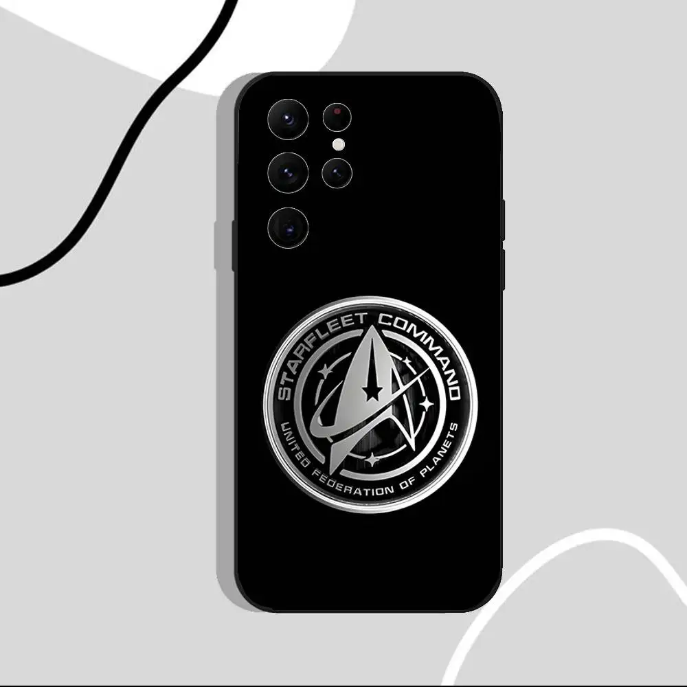 Чехол для телефона TV S-Star T-TrekS для Samsung S25, S24 Ultra, S20, S30 plus, S22 Plus, S23, Ultra 5G, силиконовый черный корпус