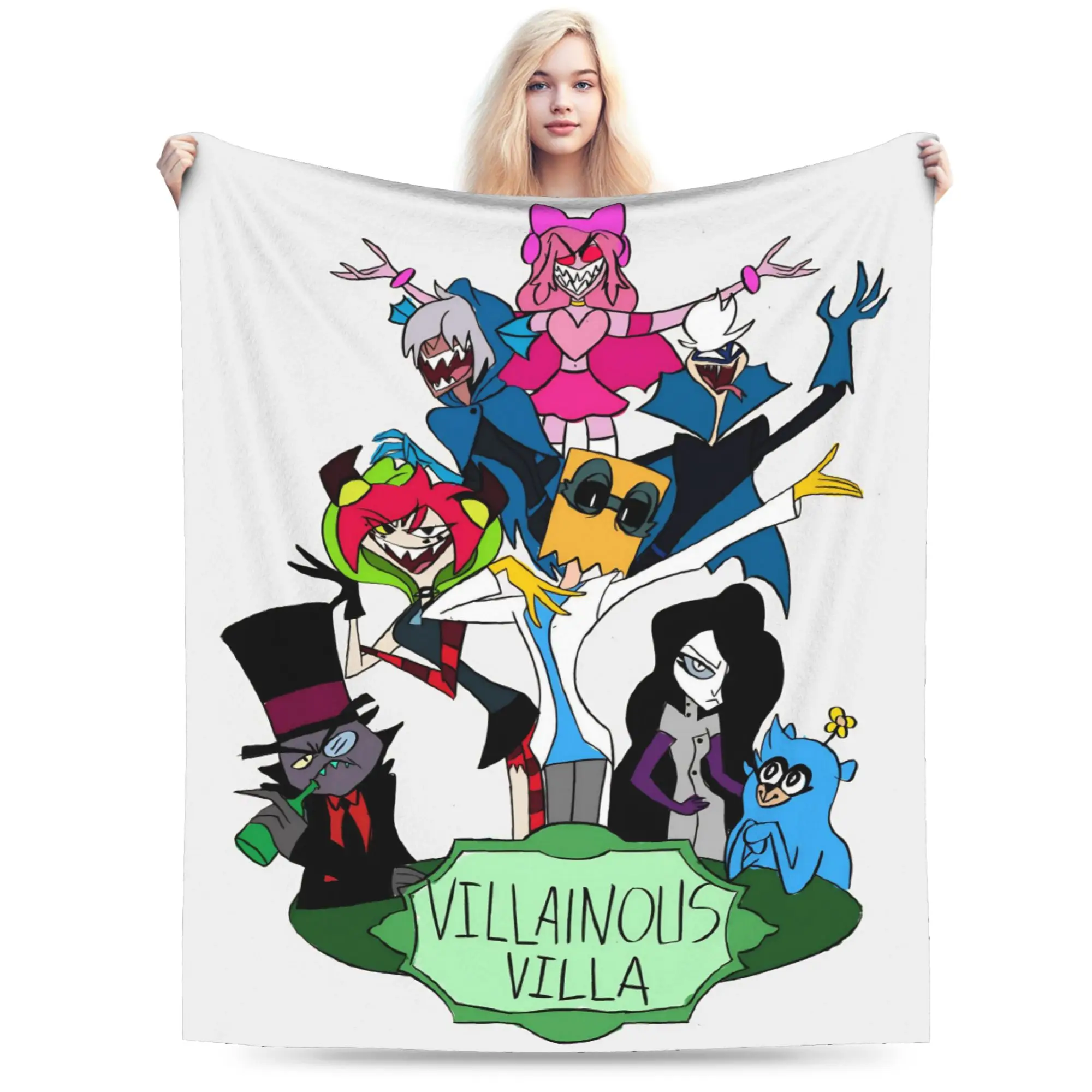 Villainous Comdy Blanket Super Soft Cozy  Throw Blankets for Bed 50x60 Inch Multi-size Bedding Throws