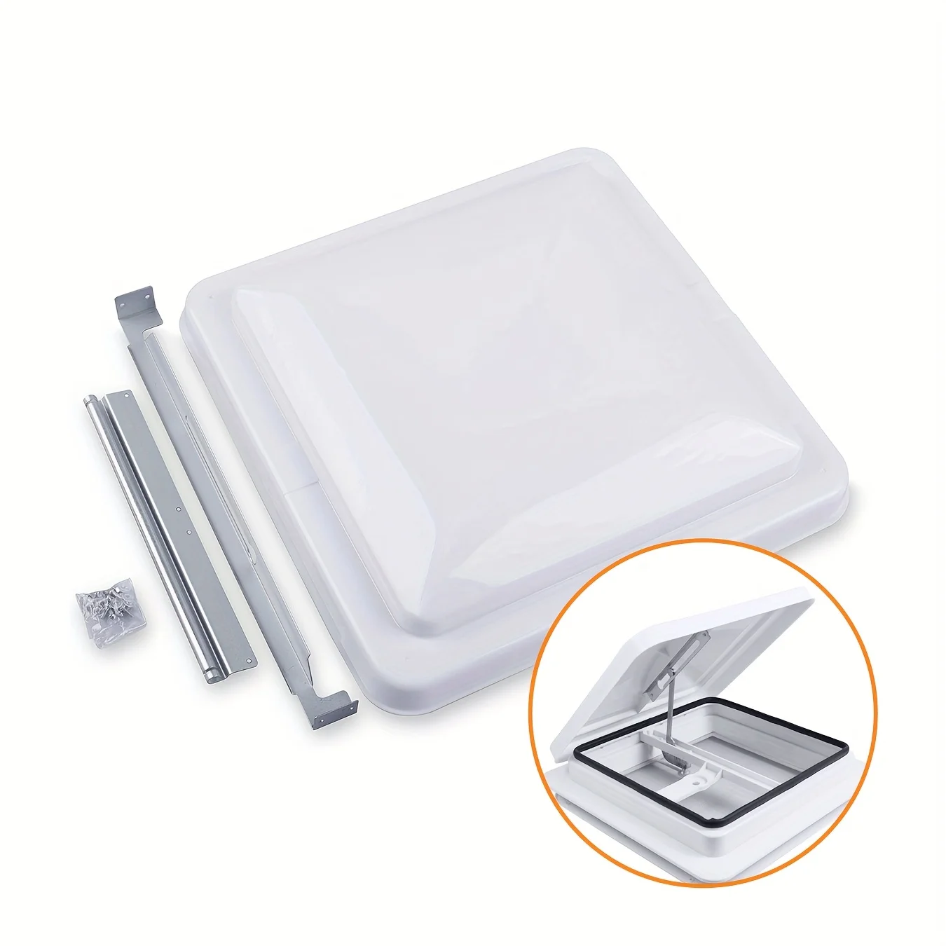 

14-inch universal RV roof vent is suitable for trailers, campers, RVS - roof RV ventilation cover - OEM cover replacement parts