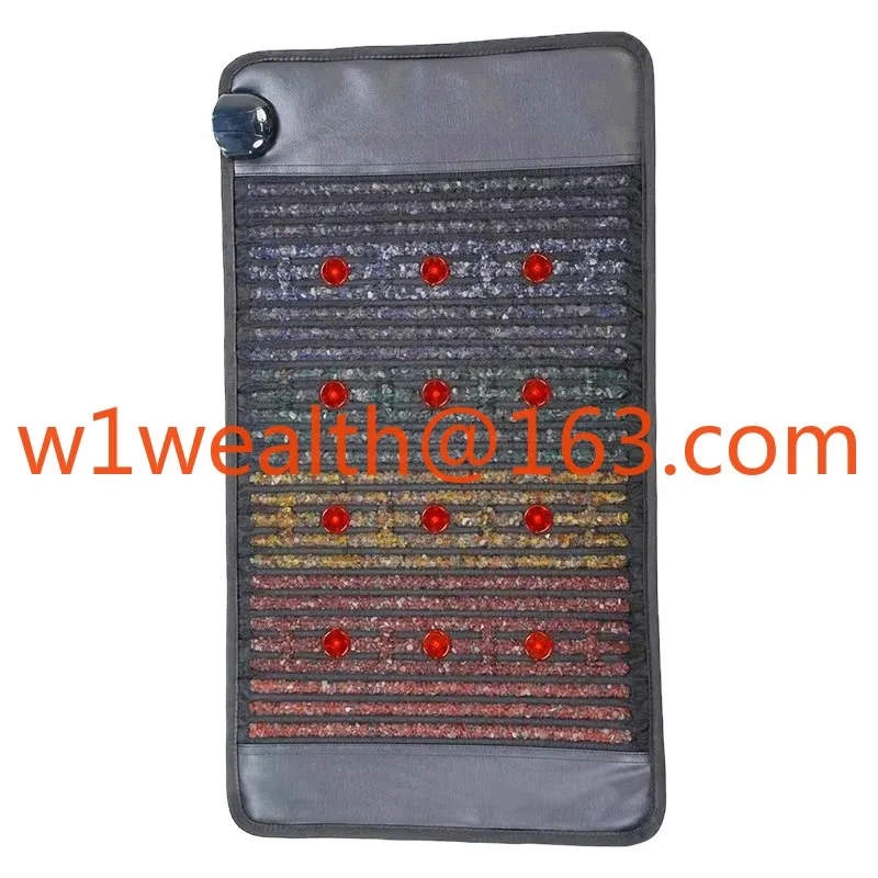 A800 Biological Jade PEMF Mattress Crystal Red Light Therapy Photon Infrared Massage Amethyst Heating Mat