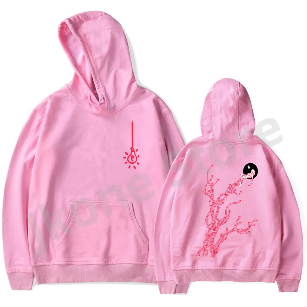 Omori Red Hands Hoodies Game Logo Merch Winter Women/Men Fashion Casual Long Sleeve Sweatshirts