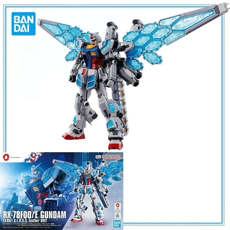 

BANDAI SPIRITS Original in Stock RX-78F00/E Gundam 1/144 EX-001 G.L.R.S.S Feather Unit Anime Cartoon Assemble Model Kit