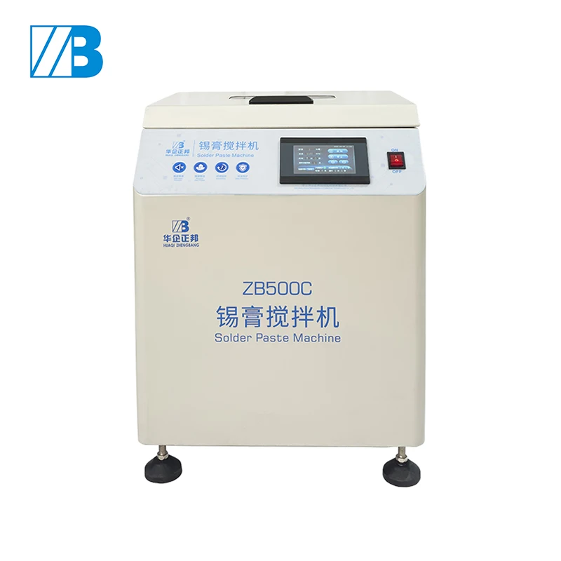 ZB500C Full Automatic Solder Paste Mixer 500g-1000g for Repair PCB Touch Screen Control Solder Paste Mixer for PCB Assembly Line