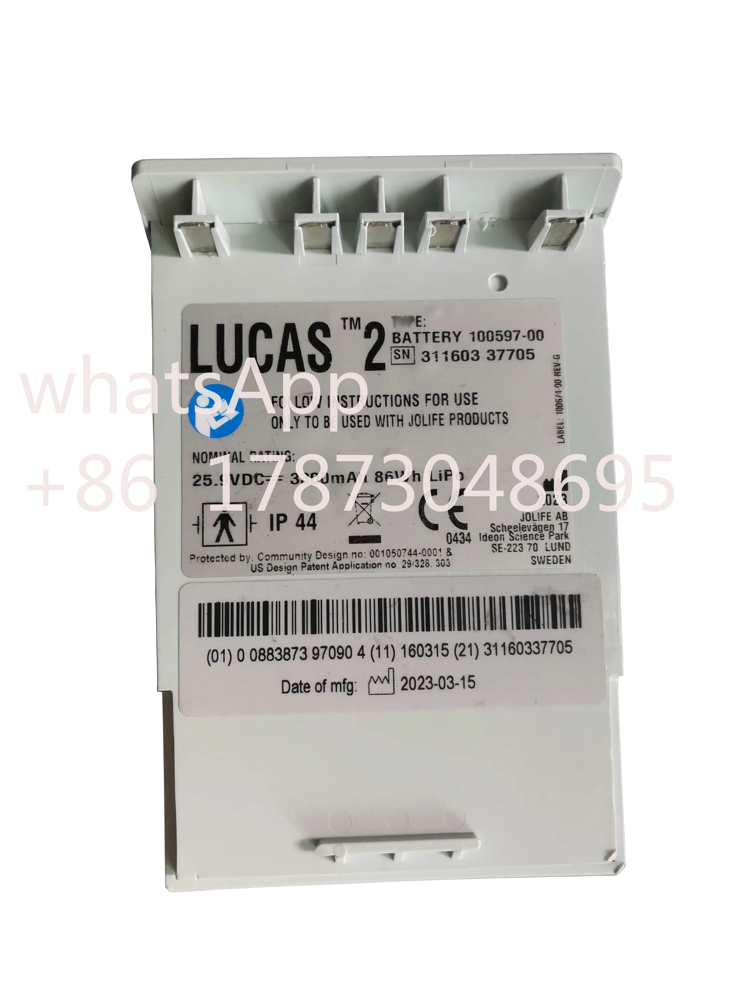 86Wh OTDR Battery for LUCAS 2 BATTERY 100597-00 FOR JOLIFE PRODUCTS