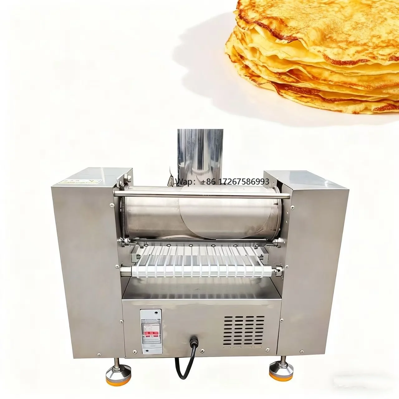 

Electric Thousand Layer Crepe and Pancake Maker Time-Saving Crust Machine for Hotels Restaurants Food Shops Retail Home Use