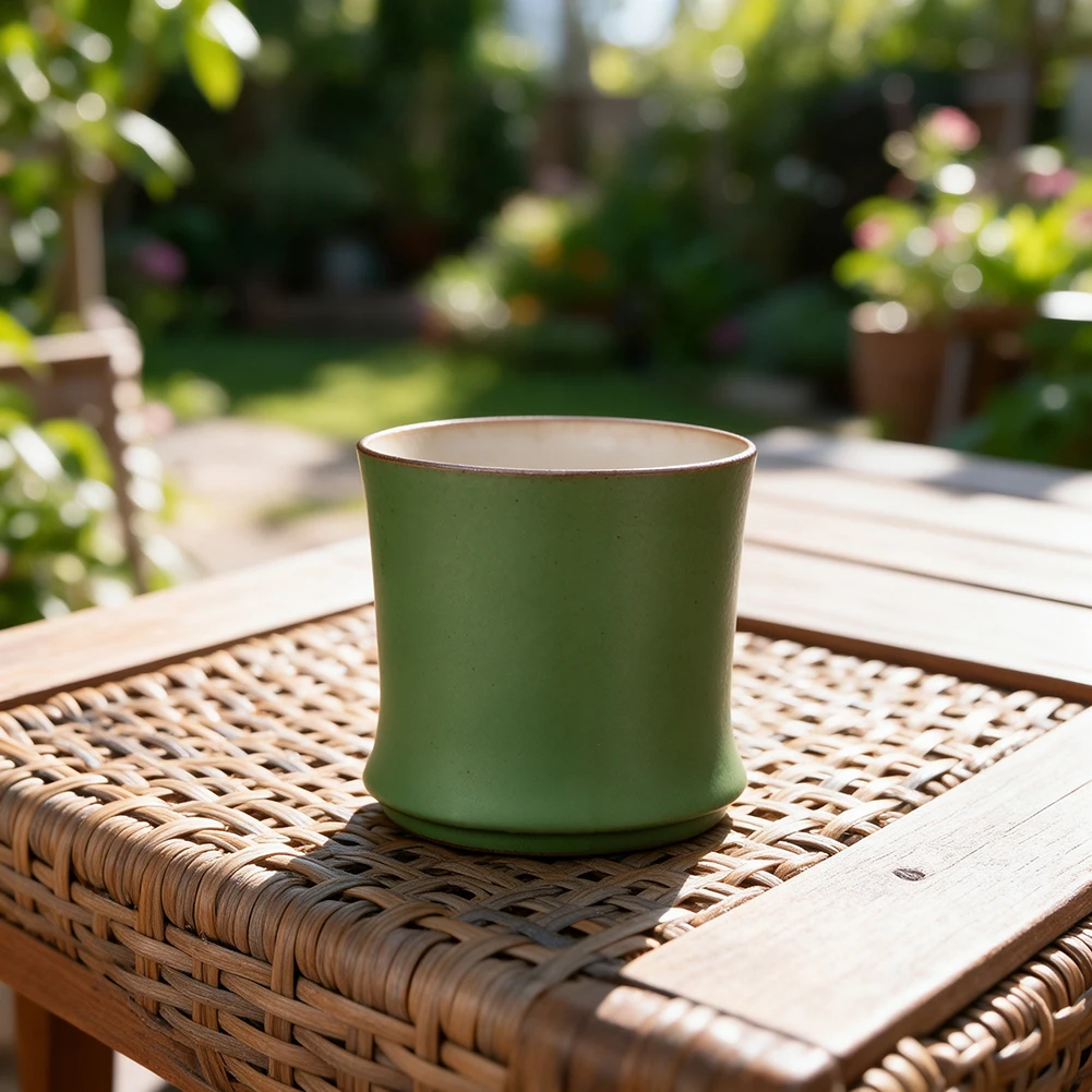 1/2/3pcs Master Cup Ceramic Bamboo Joint Tea Cup Simulation Chinese Style Kung Fu Tea Cup 90ml Green Teaware Mugs Gift Kitchen