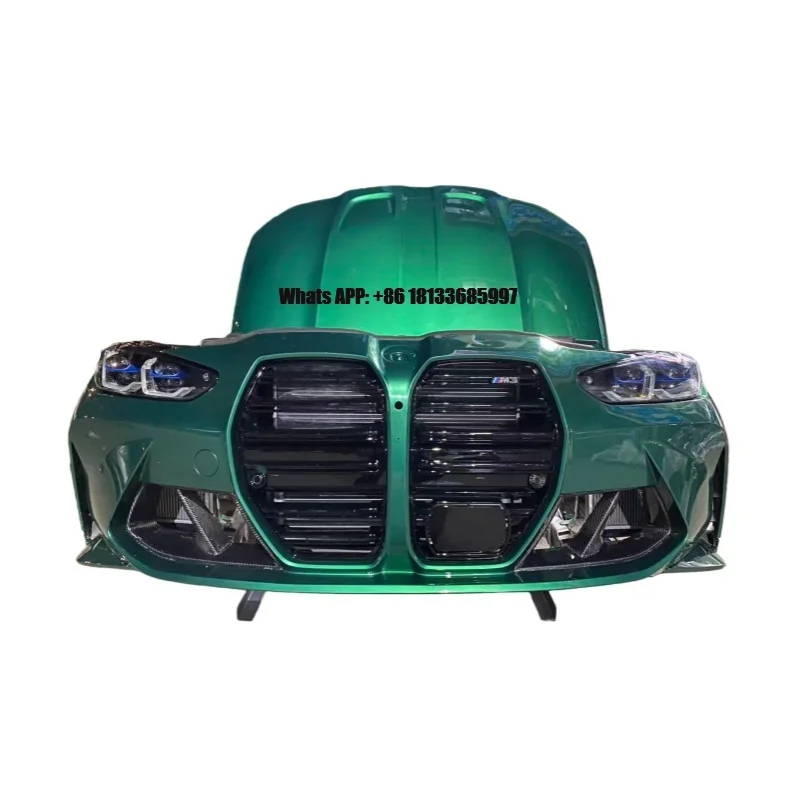 

For the Replacement of the Front Bumper, Hood, Headlights, Side Panels and Fog Lights of the 2020-2023 for BMW M3 G80 Body Kit