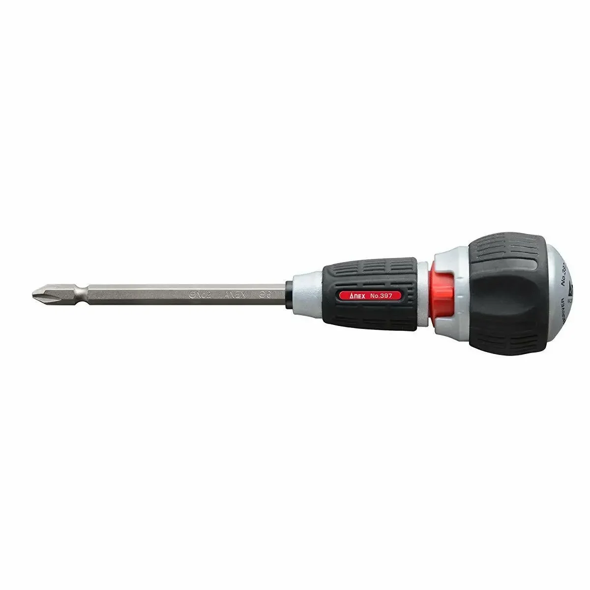 ANEX Ratchet Screwdriver with Strong Magnetic Bit Replaceable