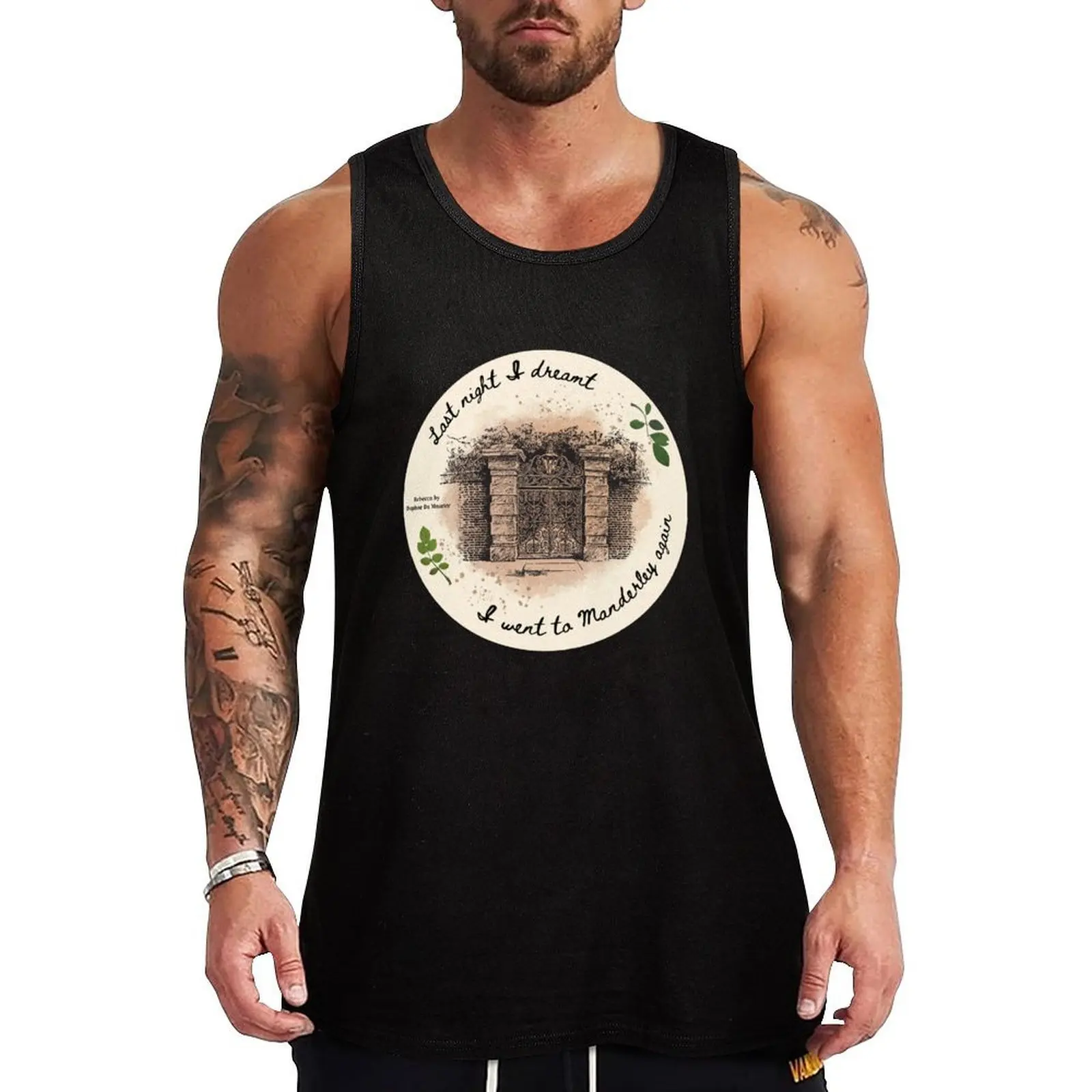 Anoche soñé de nuevo con Manderley. Rebecca by Daphne Du Maurier Camiseta sin mangas que absorbe la humedad, camiseta anti sudor para hacer ejercicio