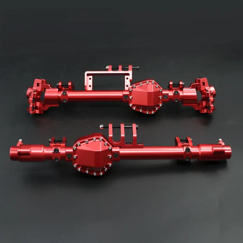 Metal CNC Complete Front & Rear Axle with gear for 1/10 Axial RBX10 Ryft RC Cralwer Car Upgrade Parts Accessories