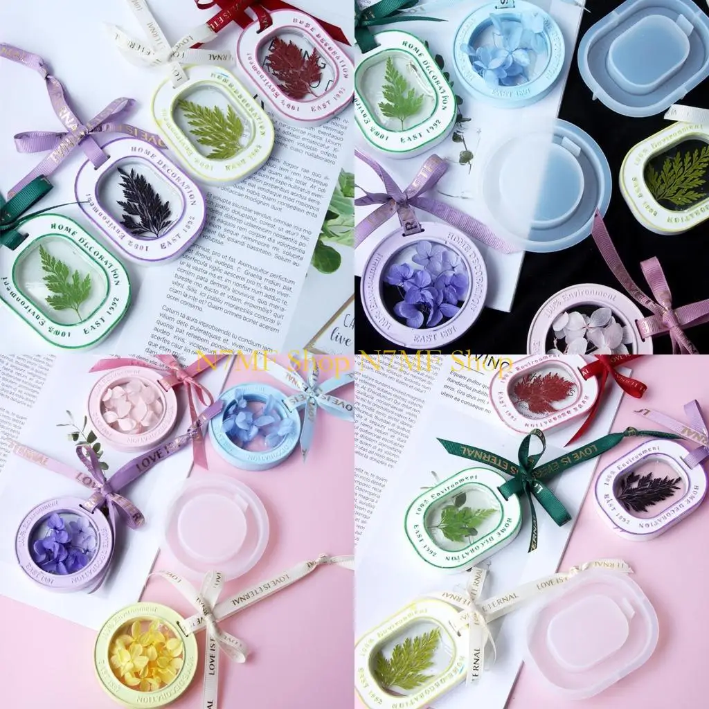 

N7MF Silicone Mold DIY Plaster Resin Mould for Car Pendant Gypsum Molds