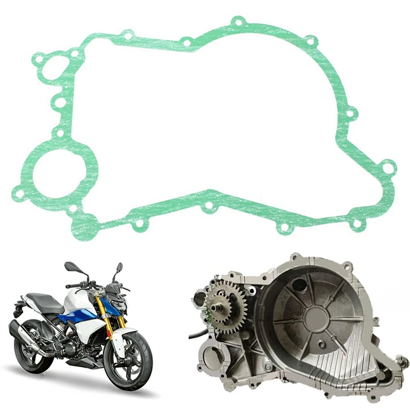

10X Motorcycle Clutch Side Cover Gasket Engine Right Cap Paper Pad For BMW 310 G310GS G310R