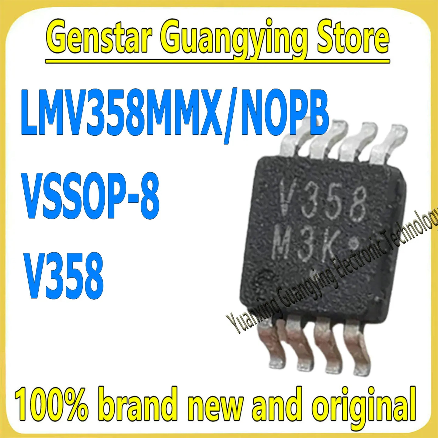 (5–10 pieces) LMV358MMX/NOPB LMV358MMX LMV358 Marking: V358 VSSOP-8 Operational Amplifier Chipset 100% brand new