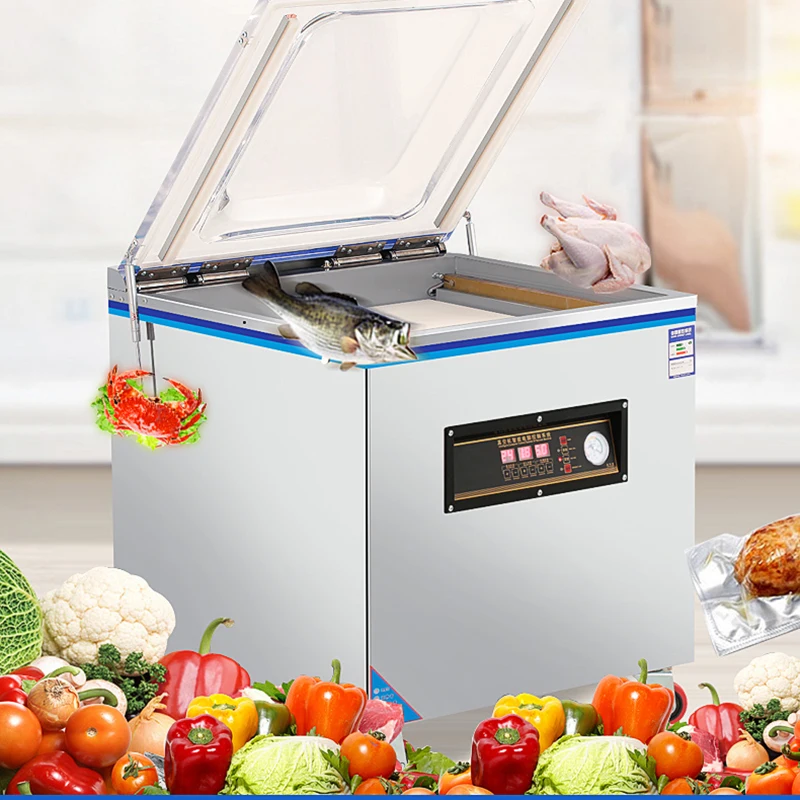 Vacuum Food Sealer Food Packaging Machine Large-scale Dry Wet Dual-purpose Pumping, Packaging, Plastic Sealing Machine