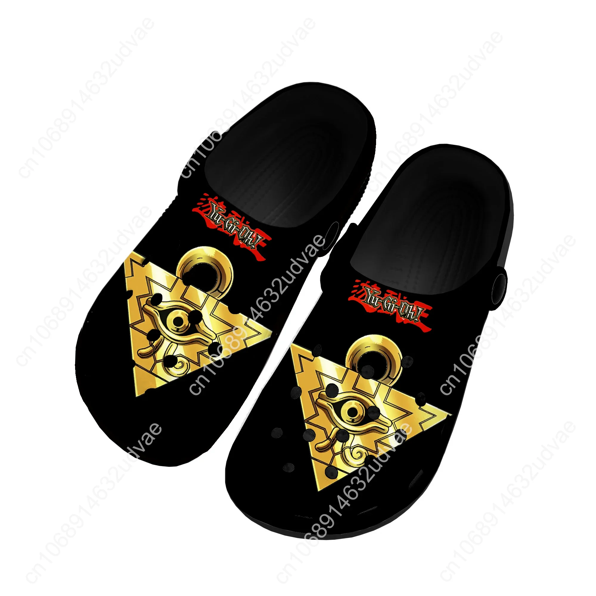 Dark Magician YuGiOh Duel Monster Card zuecos de casa Zapatos de agua personalizados para hombres y mujeres, zapatos para adolescentes, Zueco de jardín, zapatillas de playa con agujeros