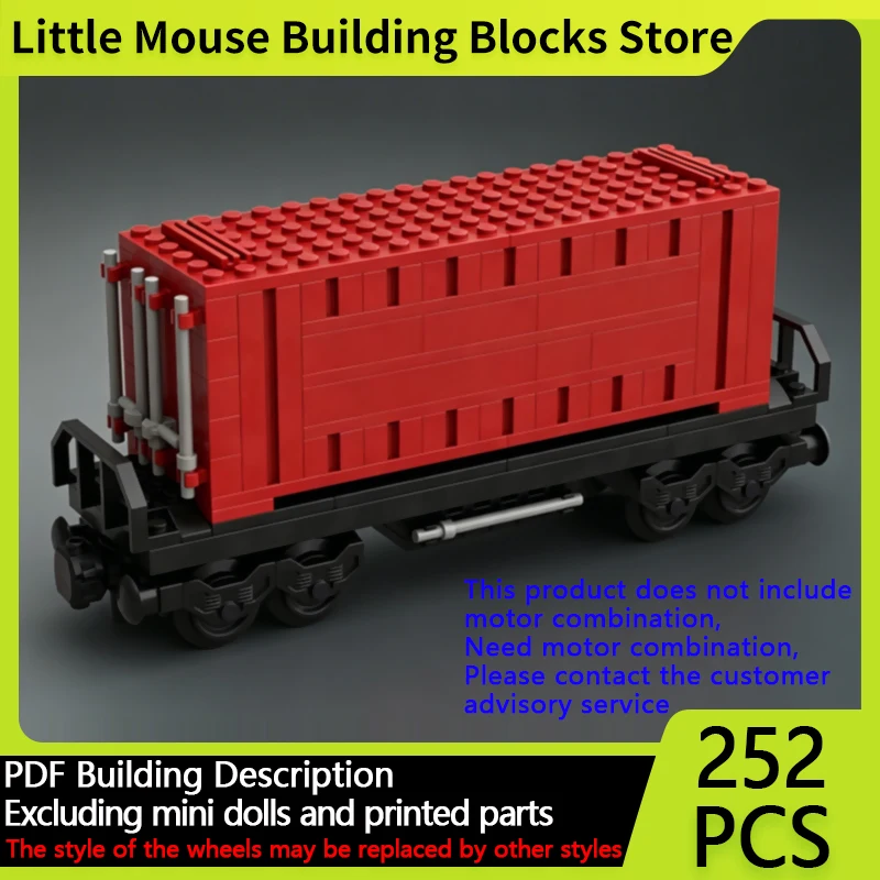 modele-de-voiture-de-ville-moc-briques-de-construction-voiture-a-plat-et-conteneur-d'expedition-technologie-modulaire-cadeau-de-vacances-jouet-a-assembler-pour-enfants