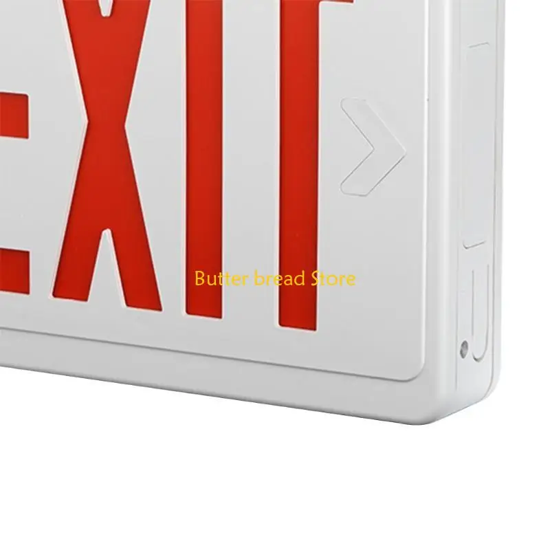 W89C Salida salida Red Sign LED Lámpara advertencia seguridad seguridad contra incendios luz emergencia