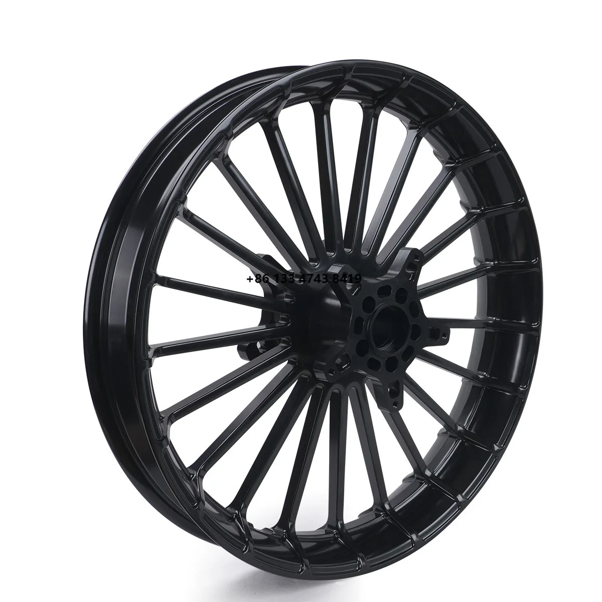 

Motorcycle wheels Front and rear wheels Black aluminum alloy wheels