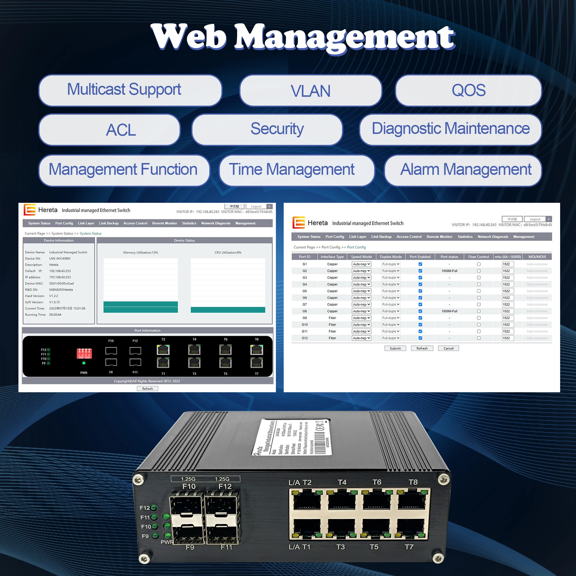 Switch Ethernet PoE Industrial - Managed Gigabit Poe Switch 8 Port 802.3At reseña y precio