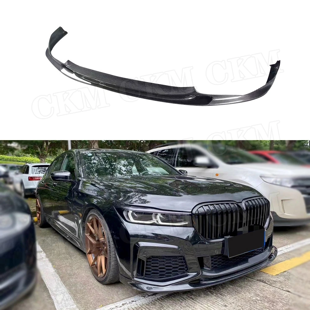 

Carbon Fiber Material Front Bumper Lip Chin Spoiler for BMW 7 Series G11 G12 730 740 750 760 M-Tech Sport 2019-2022 FRP Styling