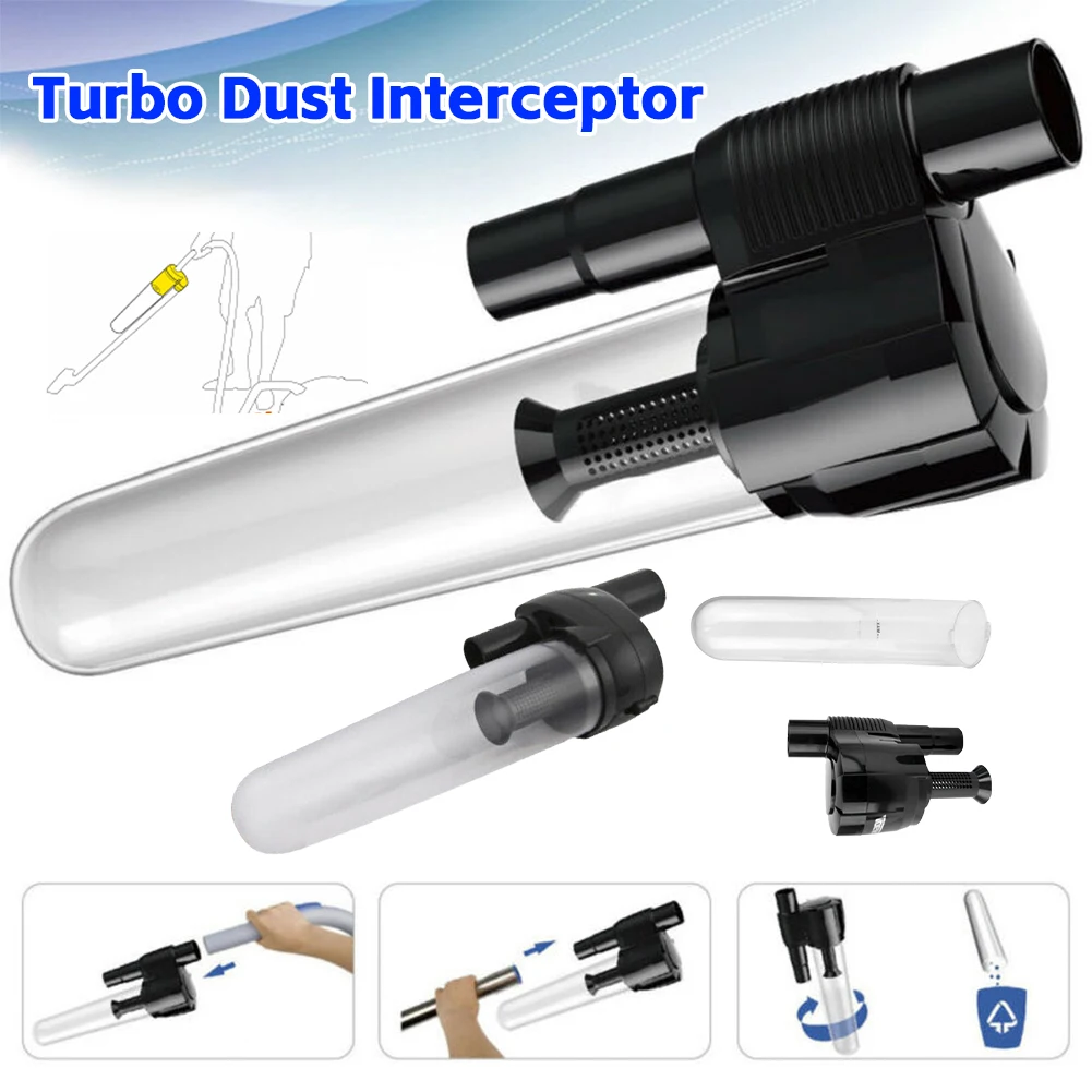 

Циклонный сепаратор Turbo Dust Interceptor 32 мм, циклонный пылесборник, мешок для пылесоса, аксессуары для фильтров пылесосов