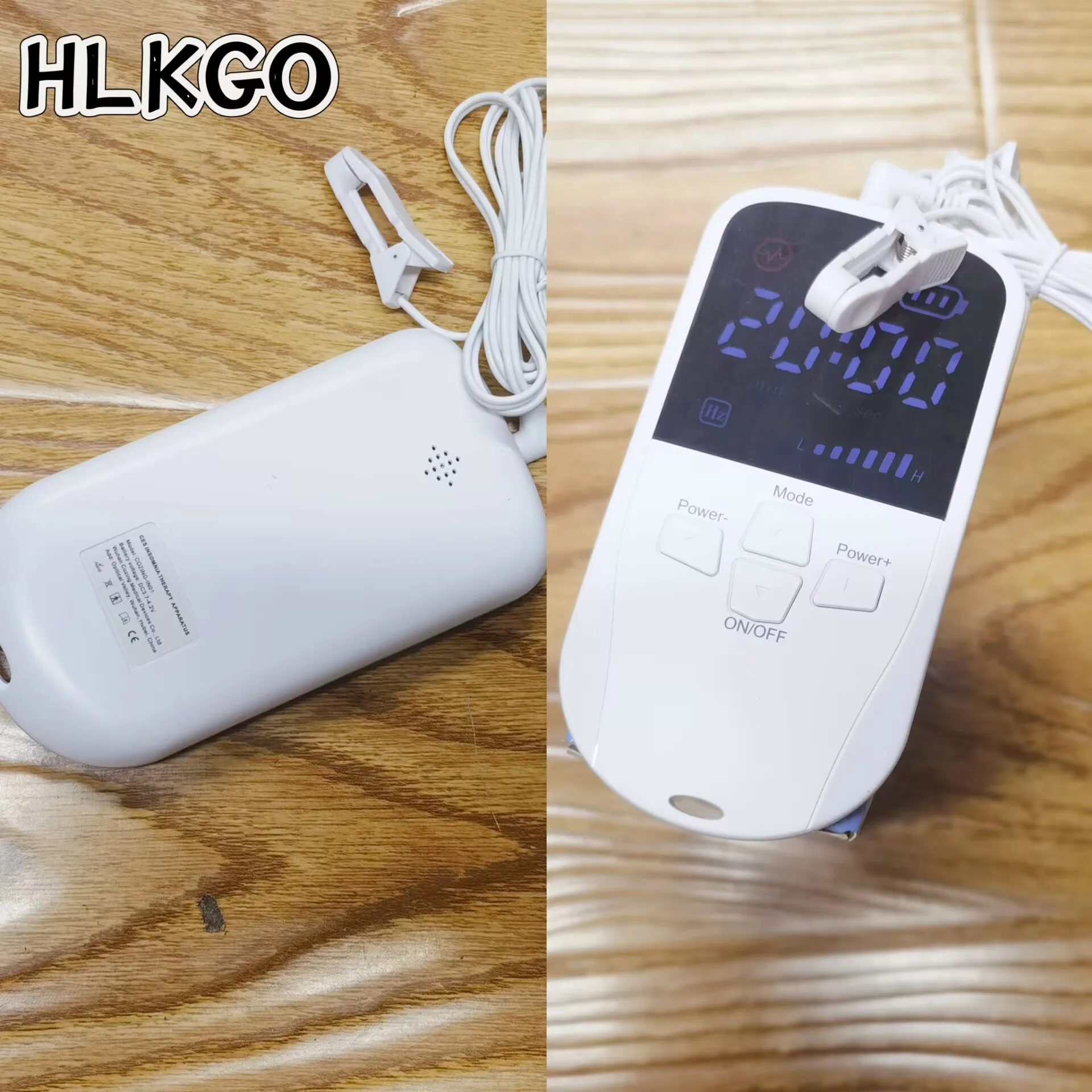 Rechargeable CES Sleep Aid Device Vagus Nerve Stimulator Ear Clip for Chronic Insomnia Relief