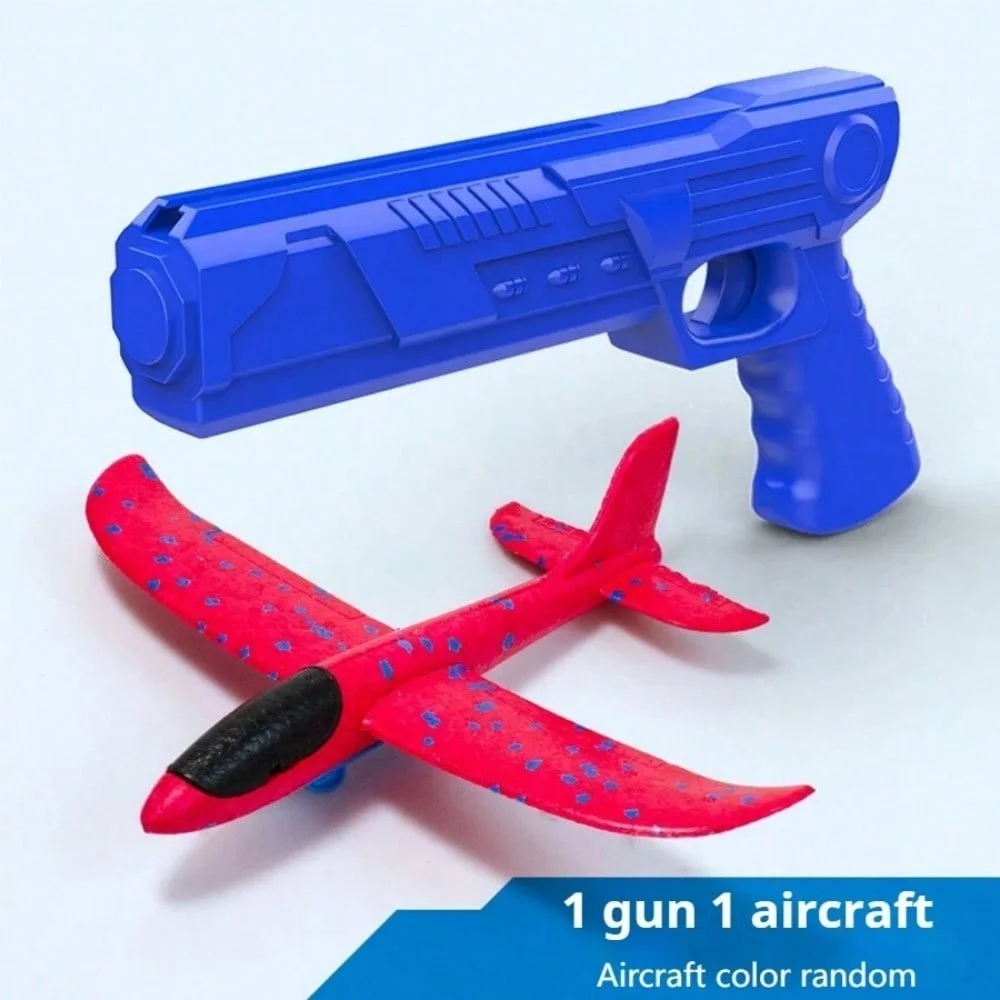 Katapultflugzeuge für Kinder, Schaumstoffflugzeuge, Segelflugzeuge, fliegendes Eltern-Kind-Outdoor-Schießspielzeug (separate Zubehörpakete zum Kauf)