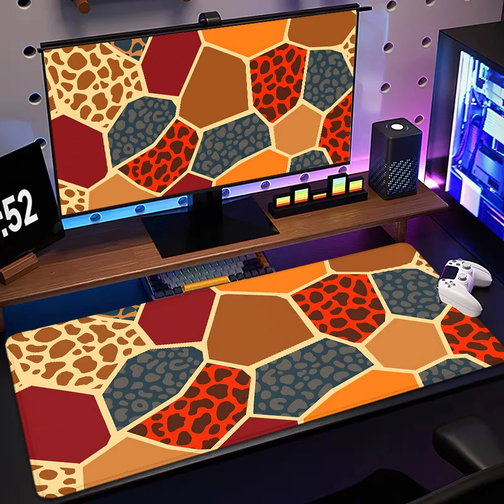 

Mosepad Leopard print football flamingo Computer Mat Desk Accessories Pc Gamer Mousepad Company Game Mat Mouse Table Decoration