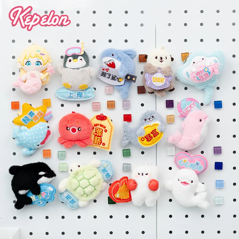 Kepelon ของแท้ซีรีส์ความปรารถนาแห่งมหาสมุทร -ของสะสมกล่องตาบอดแม่เหล็กติดตู้เย็นสัตว์น่ารักและมินิชาร์ม ของเล่นของขวัญน่ารัก