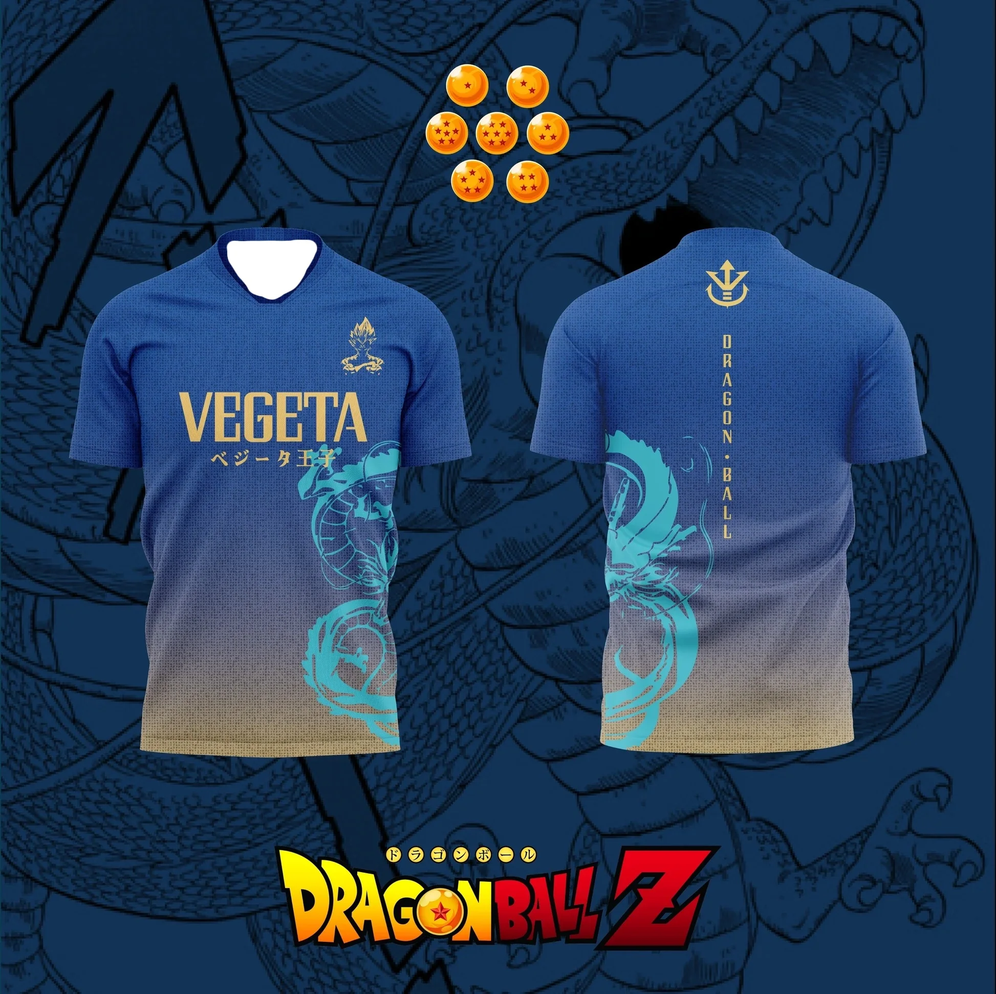 

Футбольная форма Bandai 2026 Dragon Ball Z Bezier, летняя спортивная повседневная дышащая свободная быстросохнущая спортивная одежда для всей семьи