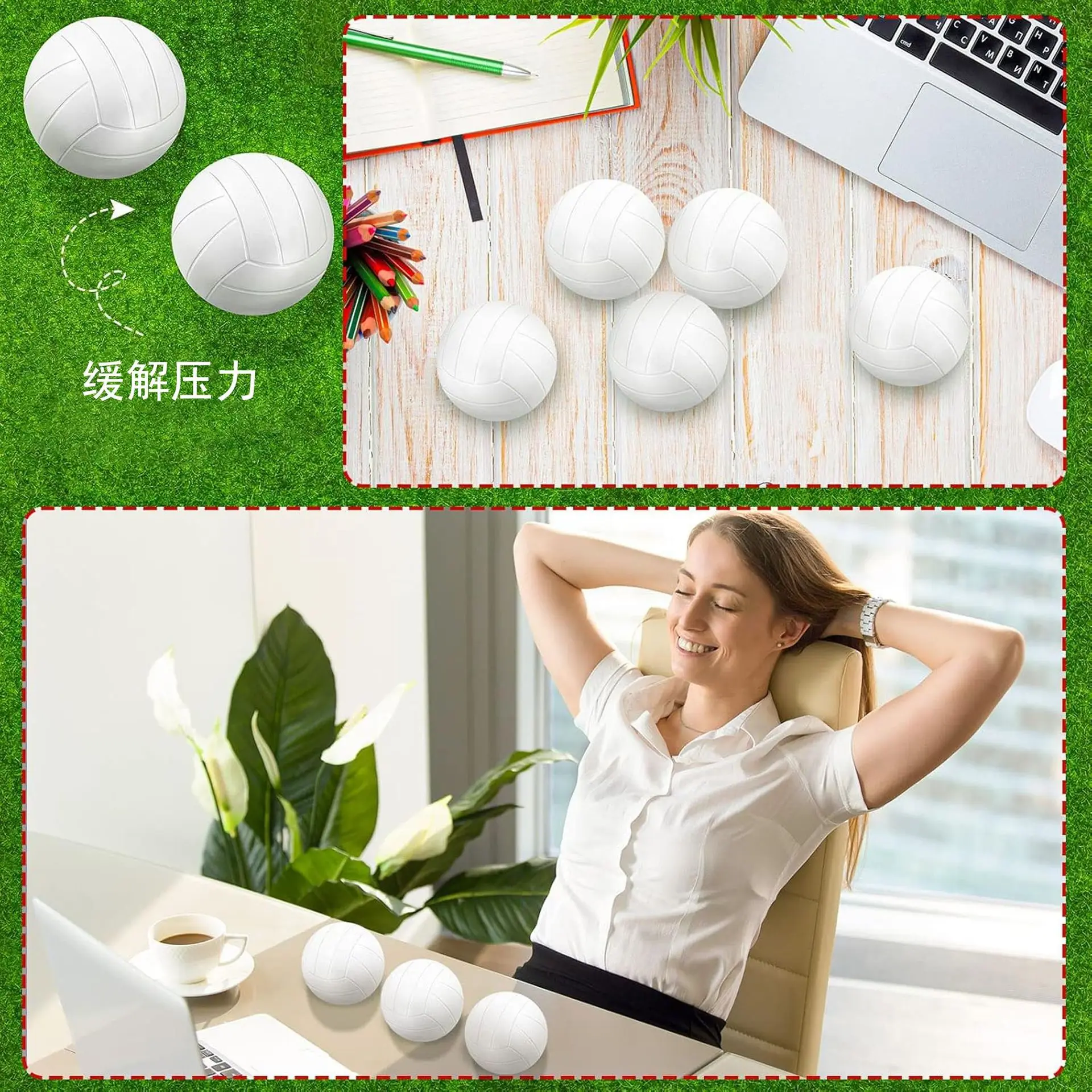 6/12pcs Outdoor Sport 4CM White Kids Color Mini Soccer Kids Toy Sponge PU Jump Ball Pressure Ball Party Game Boy Toy Stress Ball