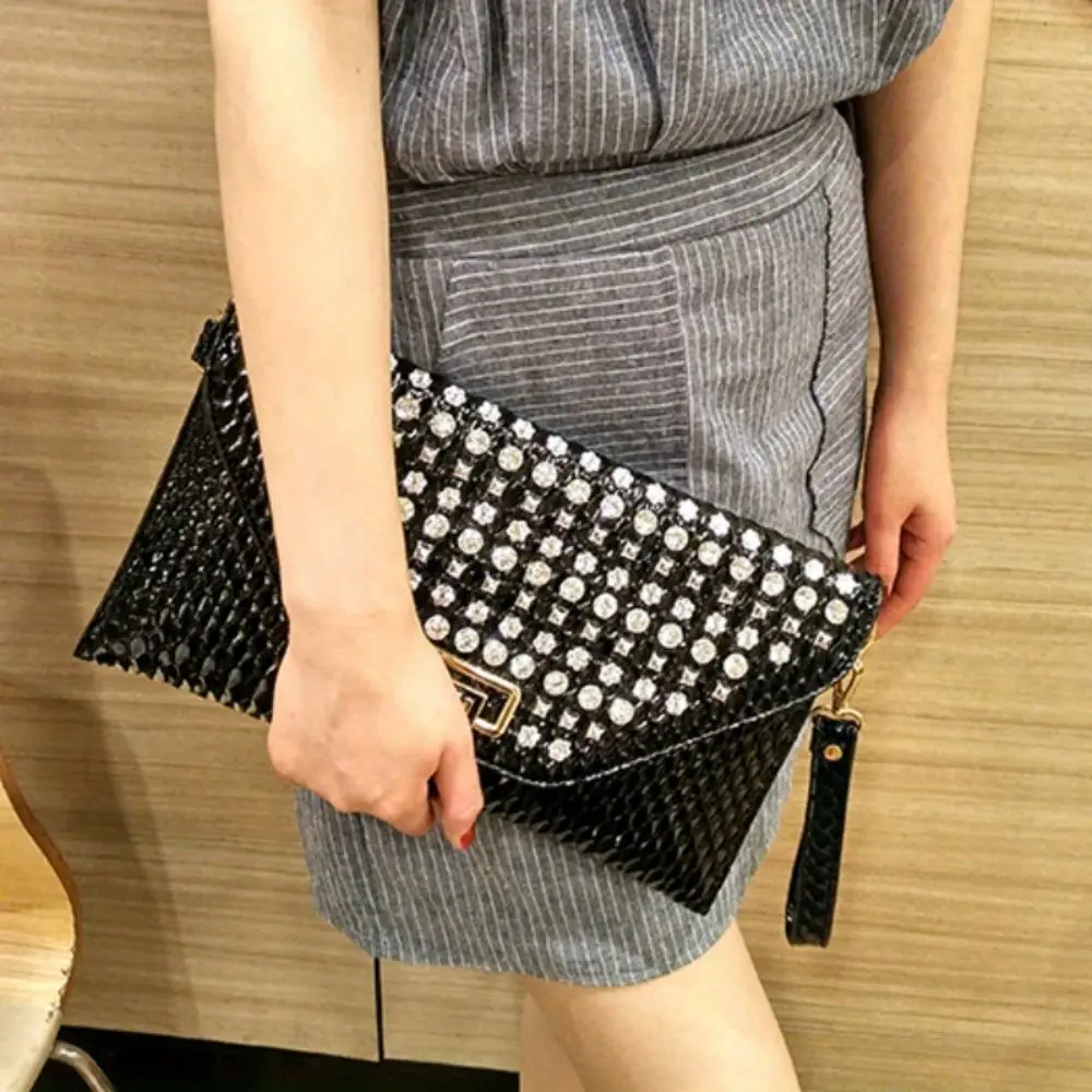 Ladies Fashion and Elegant Dinner Handbag Diamond Set Evening Dress Single Shoulder Crossbody Bag